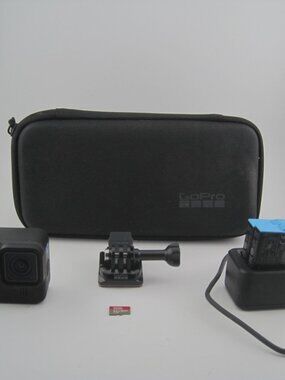 GoPro HERO10 Black UHD Action Camera, 64 GB SD Card, Mount, 2 Battery's, & Case